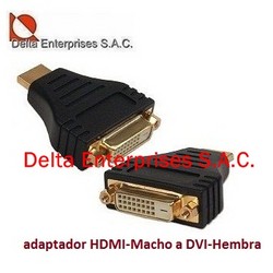 Adaptador HDMI-Macho a DVI-Hembra