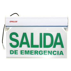 Letrero sealizador OPALUX OP-297 - SALIDA DE EMERGENCIA-