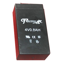 Baterias selladas de Plomo-Acido OPALUX 4V-08AAG, especiales para Luces de emergencia HB-828S, proyectos electronicos, robótica, etc. 