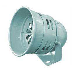 Sirena de viento usada en sistemas de alarma, fabricas y construcciones.