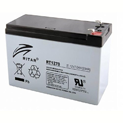 Baterias selladas de Plomo-Acido RITAR RT1270, especiales para Luces de emergencia, filmadoras, paneles de alarma, robótica, Proyectos electrónicos, UPS, ETC.